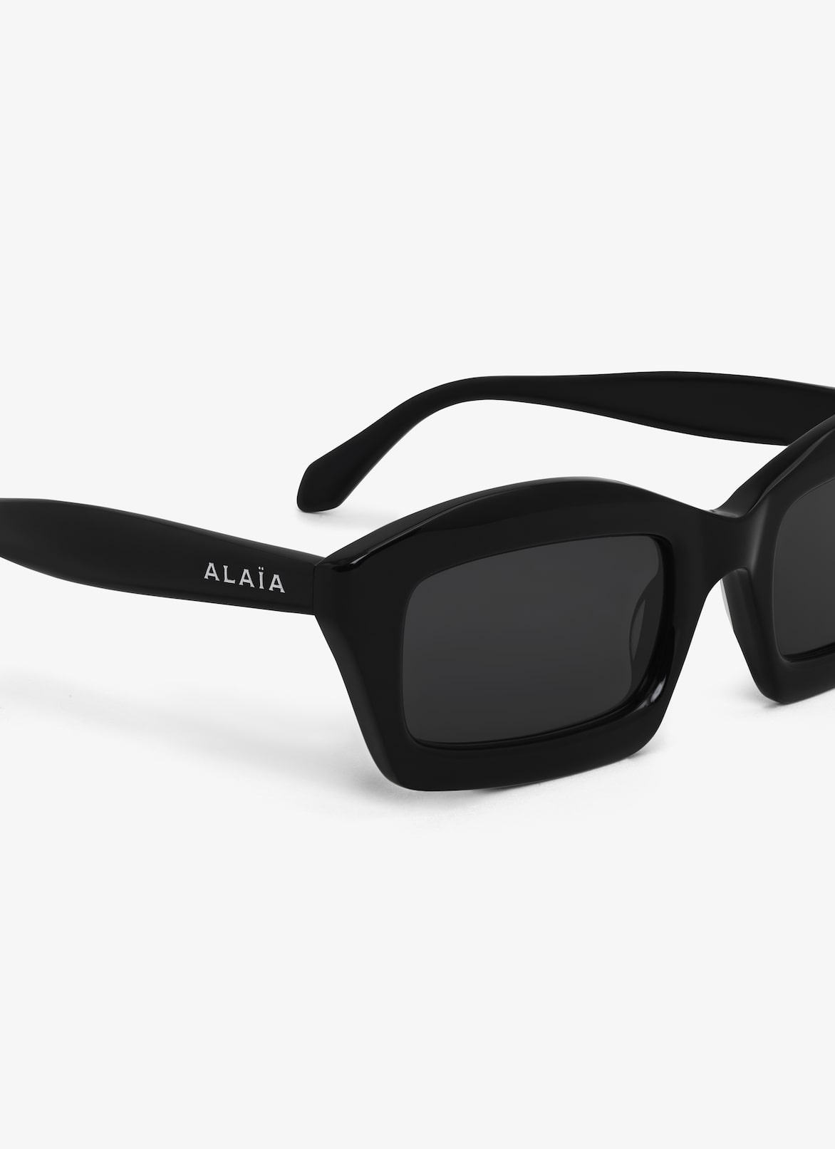 RECTANGULAR SUNGLASSES ALAÏA BLACK RECTANGULAR SUNGLASSES
